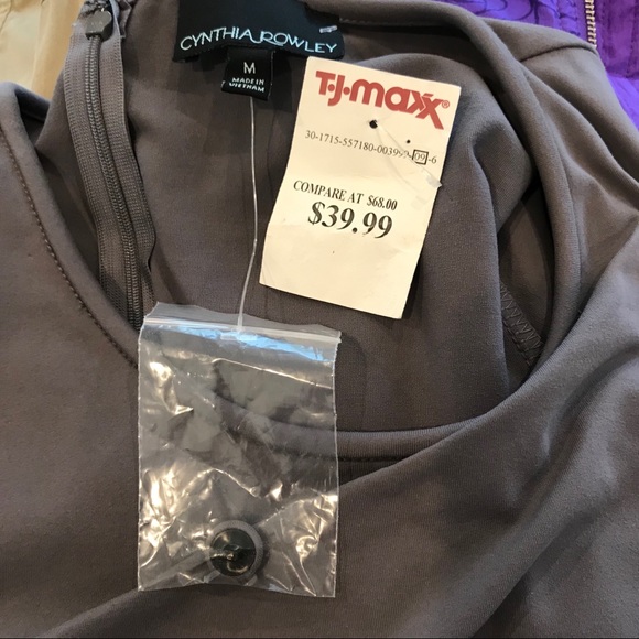 NWT Cynthia Rowley Gray Shift Dress - Picture 6 of 7